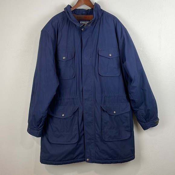 VINTAGE Lands End Men’s Wool Lined Parka - Picture 1 of 9